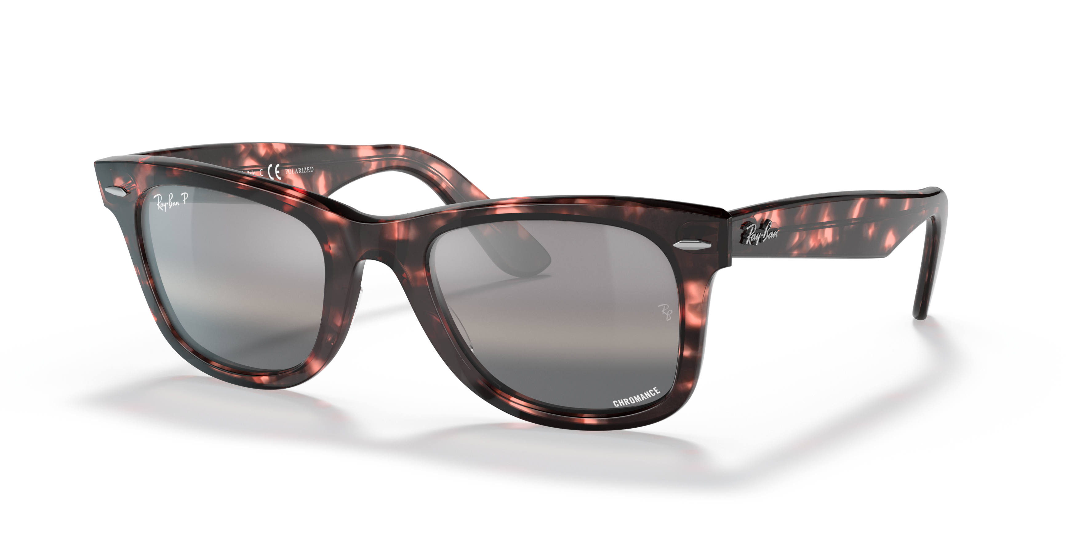 RB2140 Pink/Polar Clear Gradient Dark Grey/Polarized