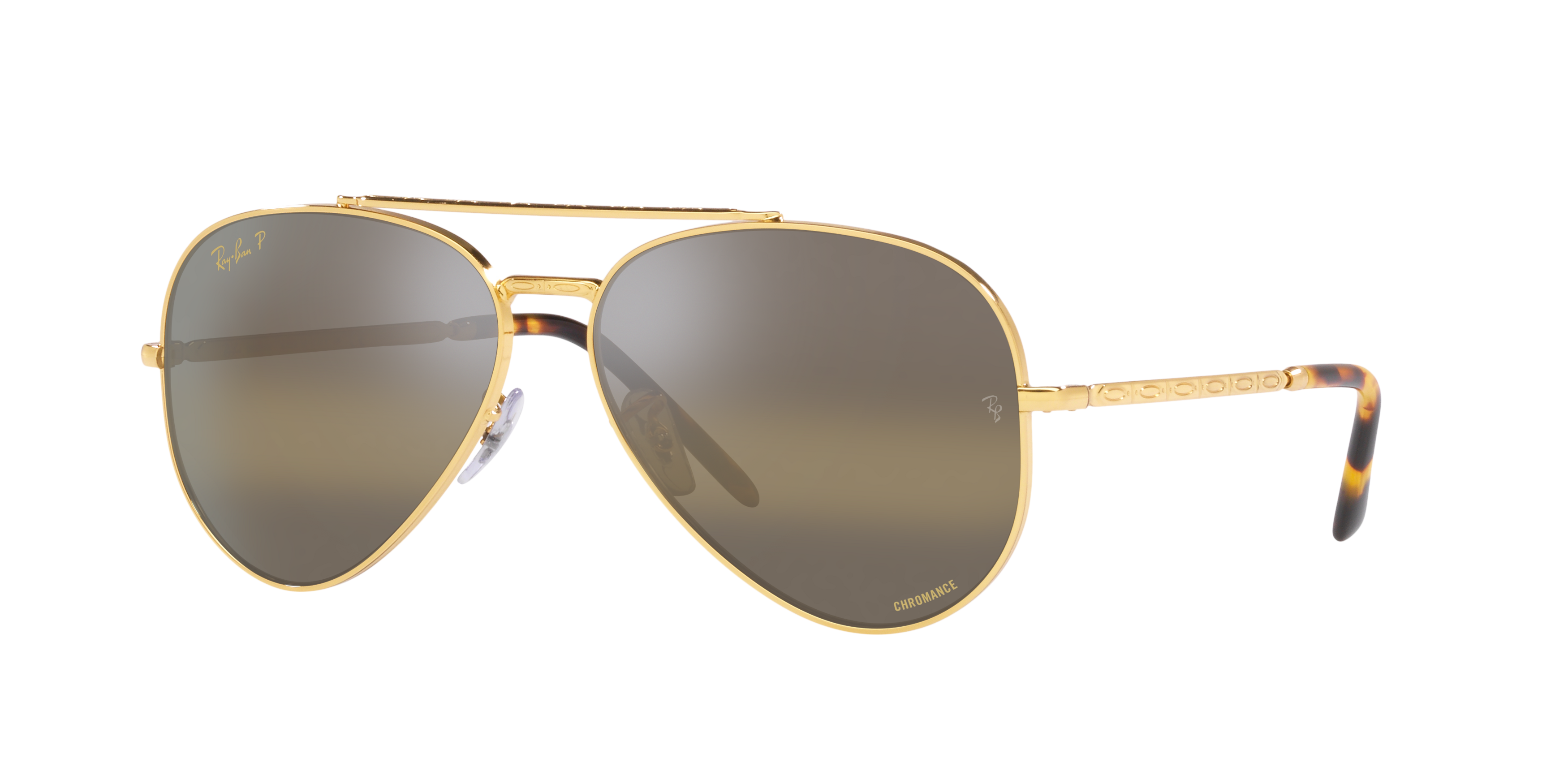 RB3625 Gold/Polar Clear Gradient Dark Brown/Polarized