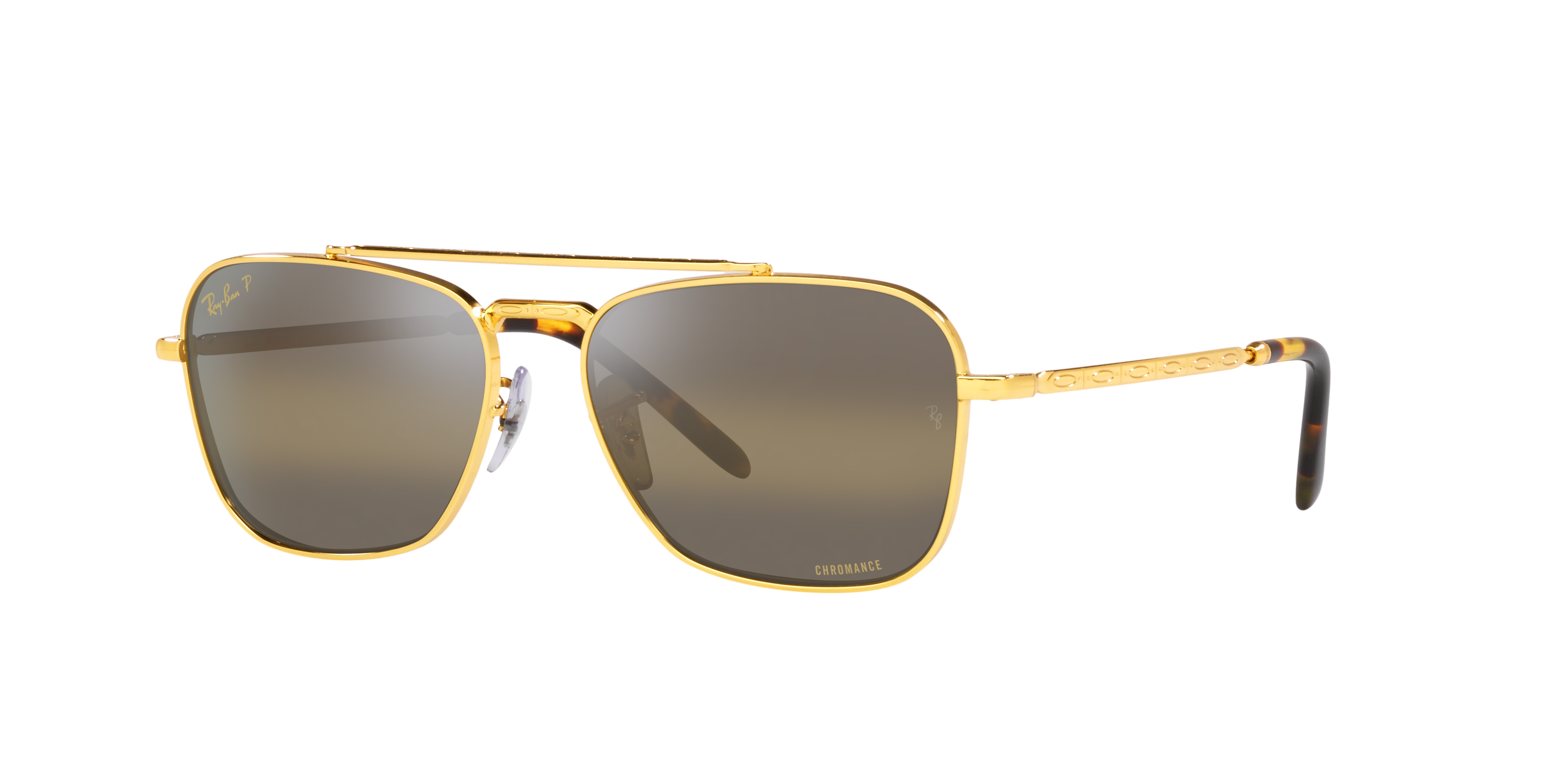 RB3636 Gold/Polar Clear Gradient Dark Brown/Polarized
