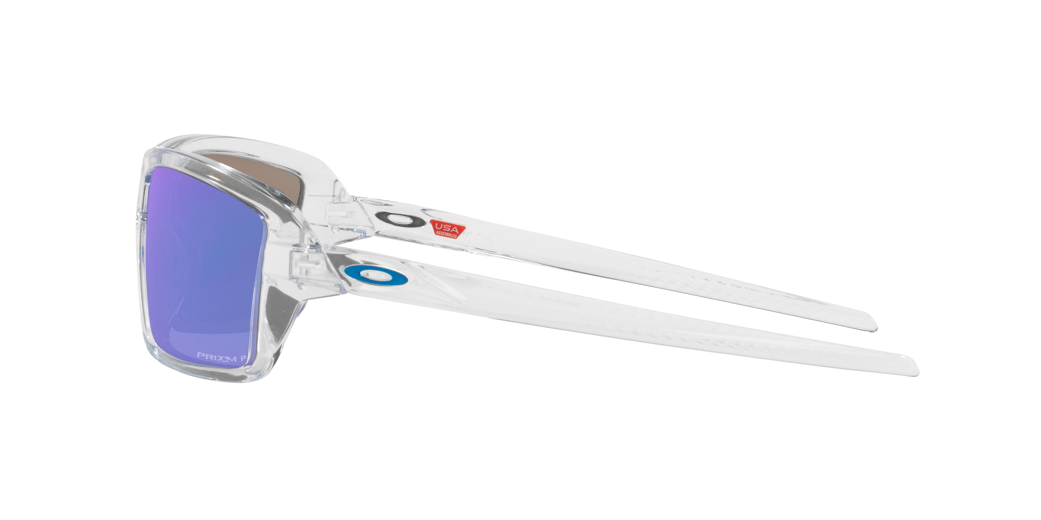 OO9129 Transparent/Prizm Sapphire Polarized