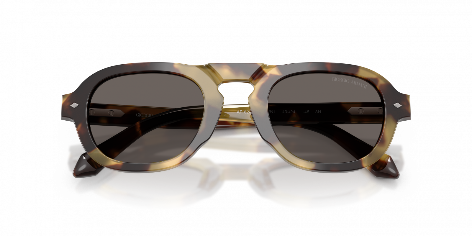 AR8244 Giorgio Armani Brown Yellow/Dark Grey 49
