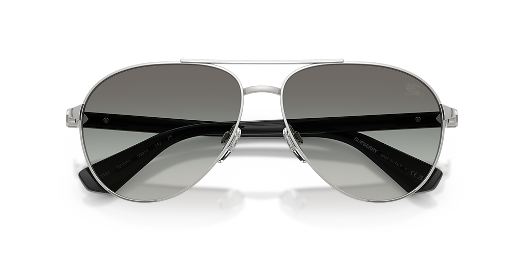 BE3167 Burberry Gunmetal/Polar Dark Grey S