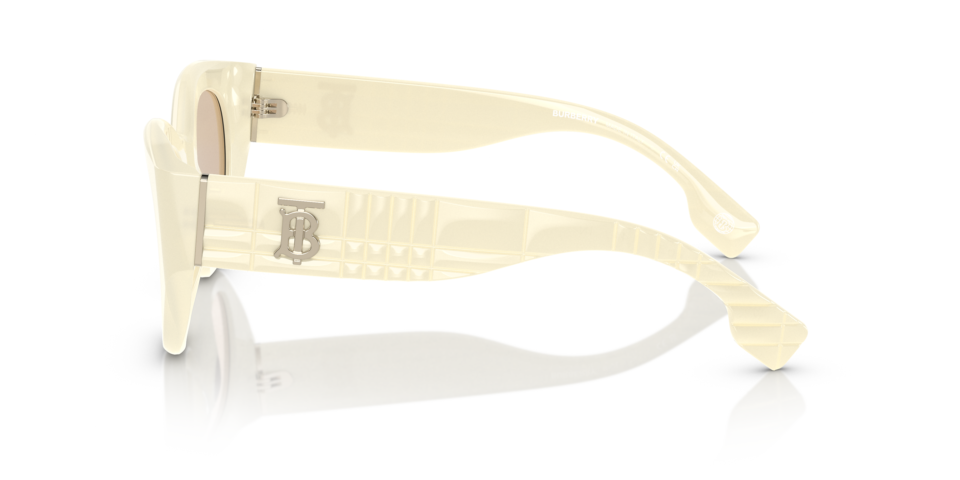 BE4390 Burberry White/Brown