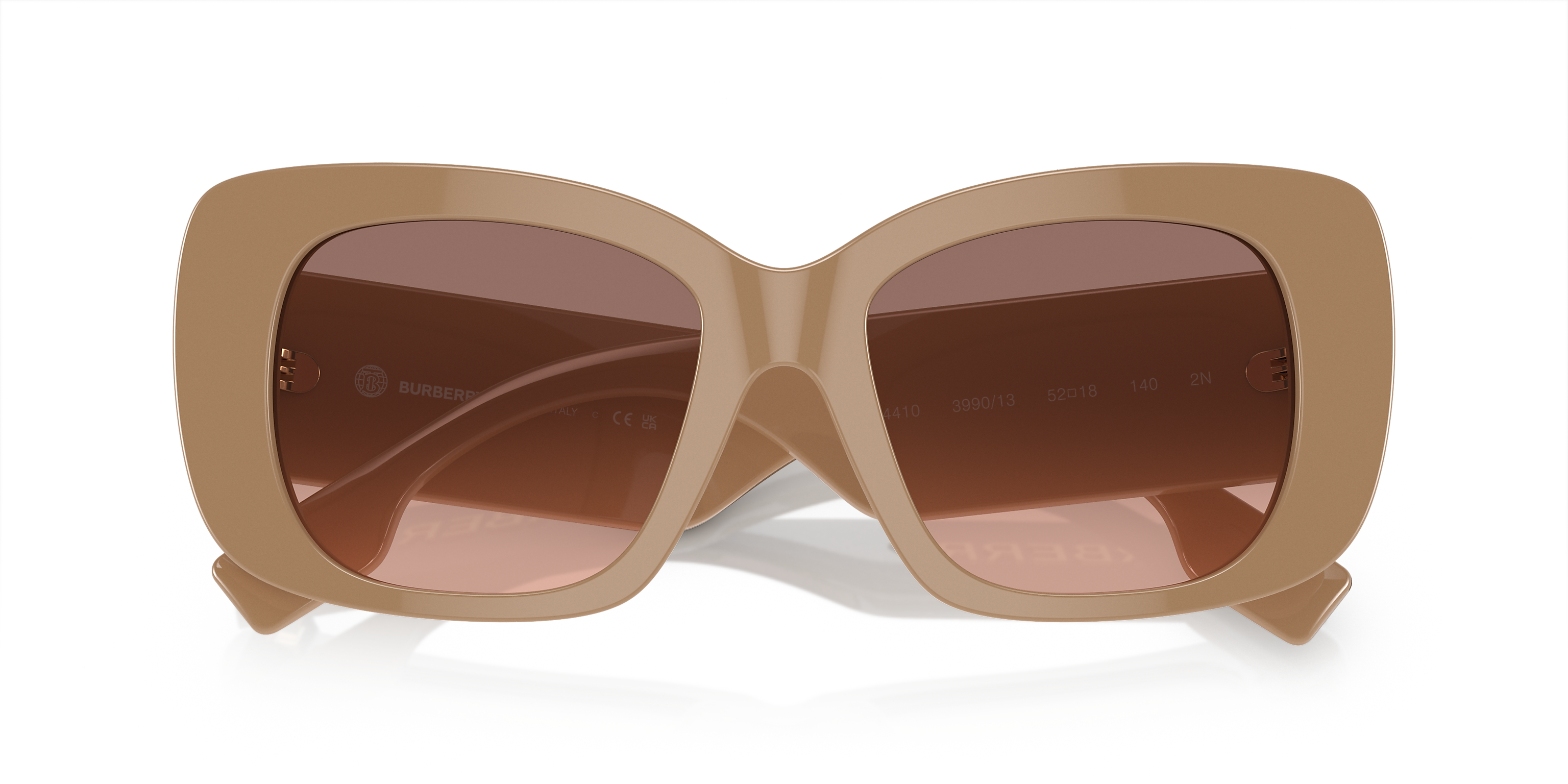 BE4410 Beige/Pink Gradient Dark Brown S