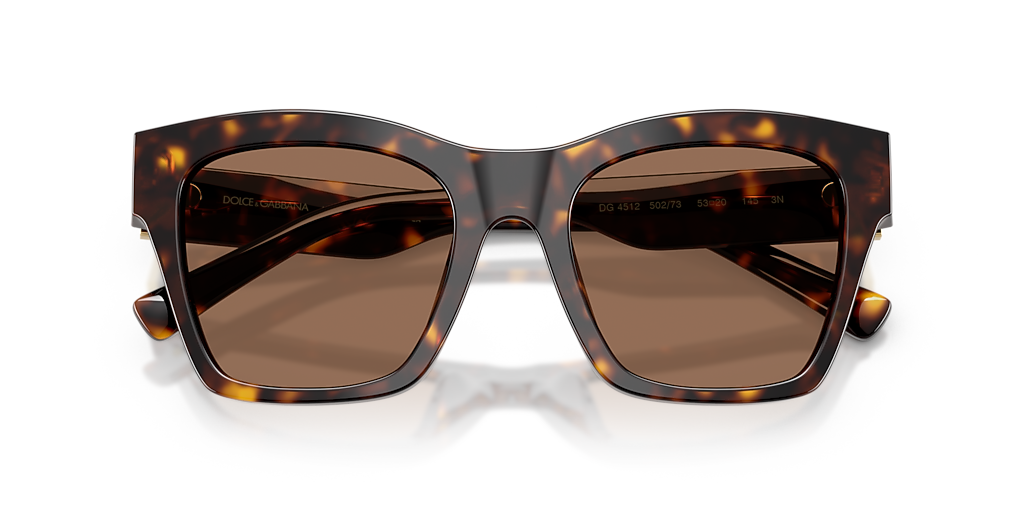 DG4512 Dolce & Gabbana Havana/Dark Brown Narrow