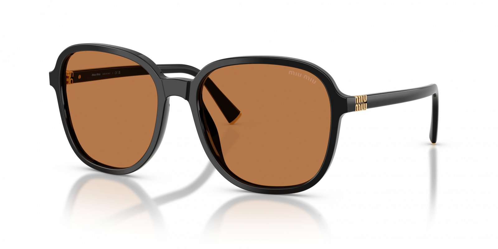 MU B01S Miu Miu Black/Brown 58