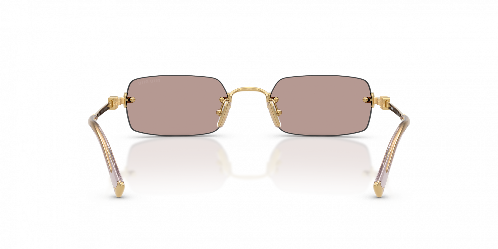 MU B50S Miu Miu Gold/Light Purple Brown