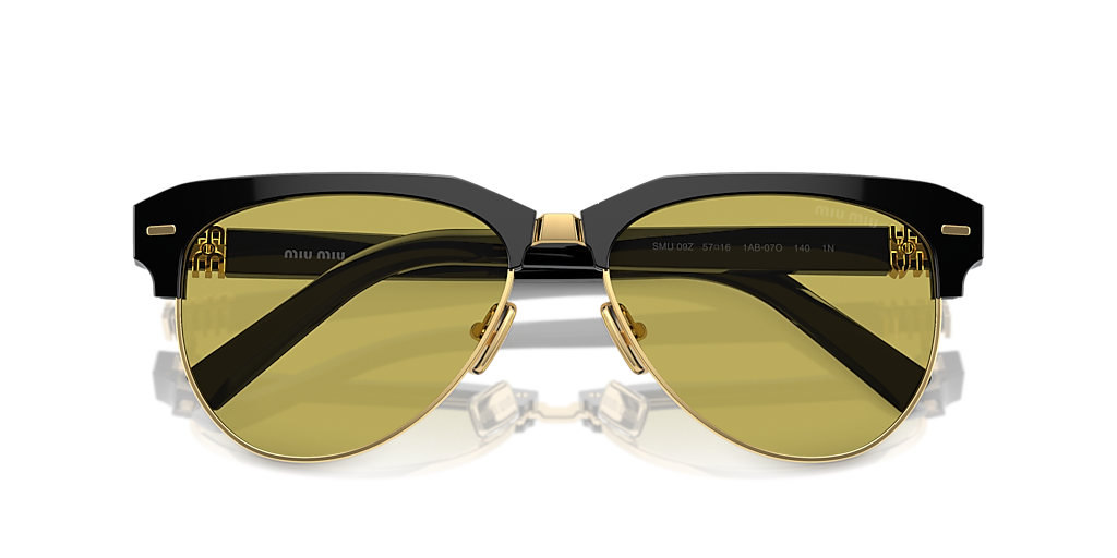 MU 09ZS Miu Miu Black/Green L