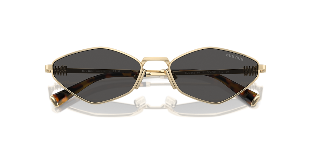 MU 56ZS Miu Miu Gold/Grey L