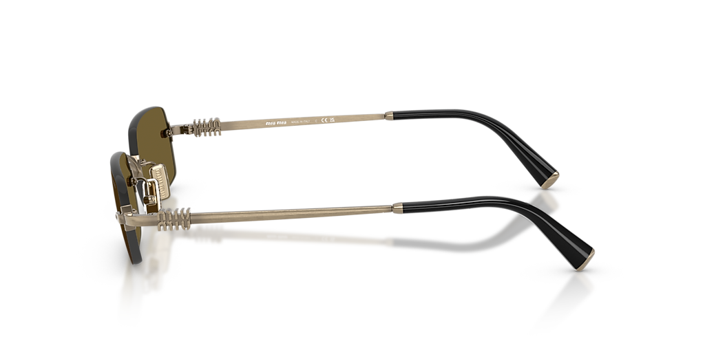 MU B50S Miu Miu Old Gold/Dark Brown L