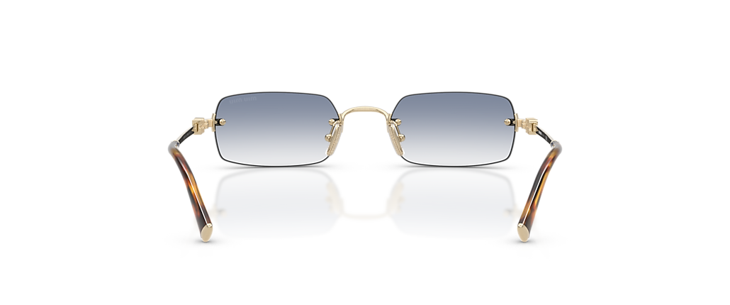 MU B50S Miu Miu Pale Gold/Blue S