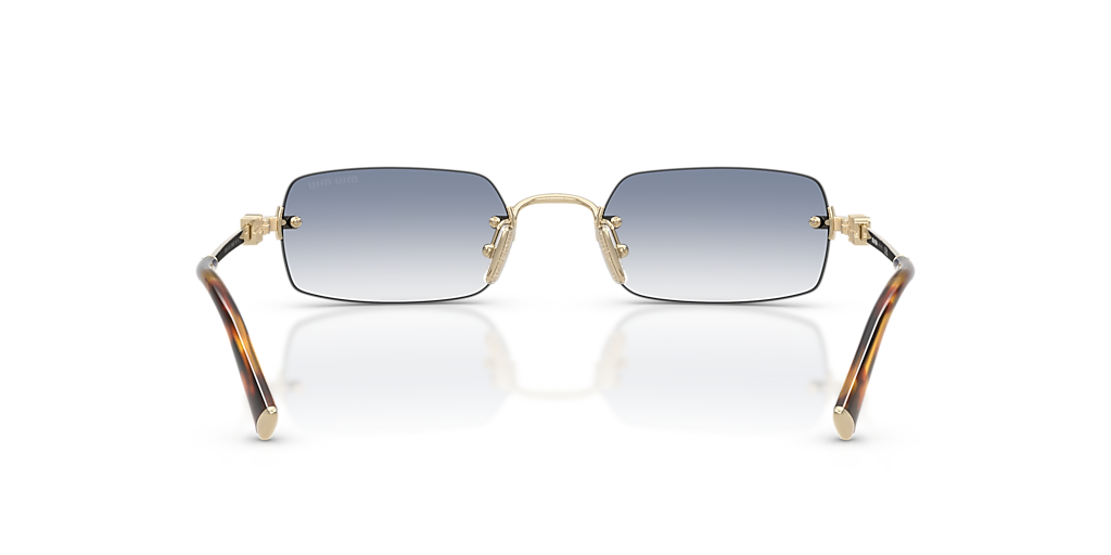 MU B50S Miu Miu Pale Gold/Blue S