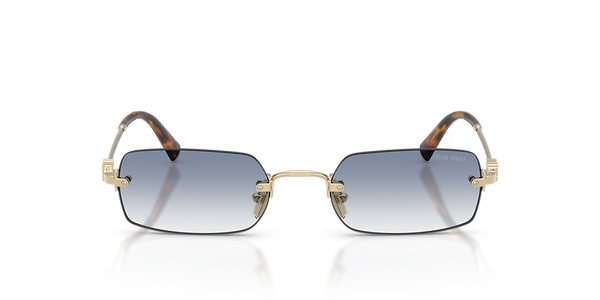 MU B50S Miu Miu Pale Gold/Blue S
