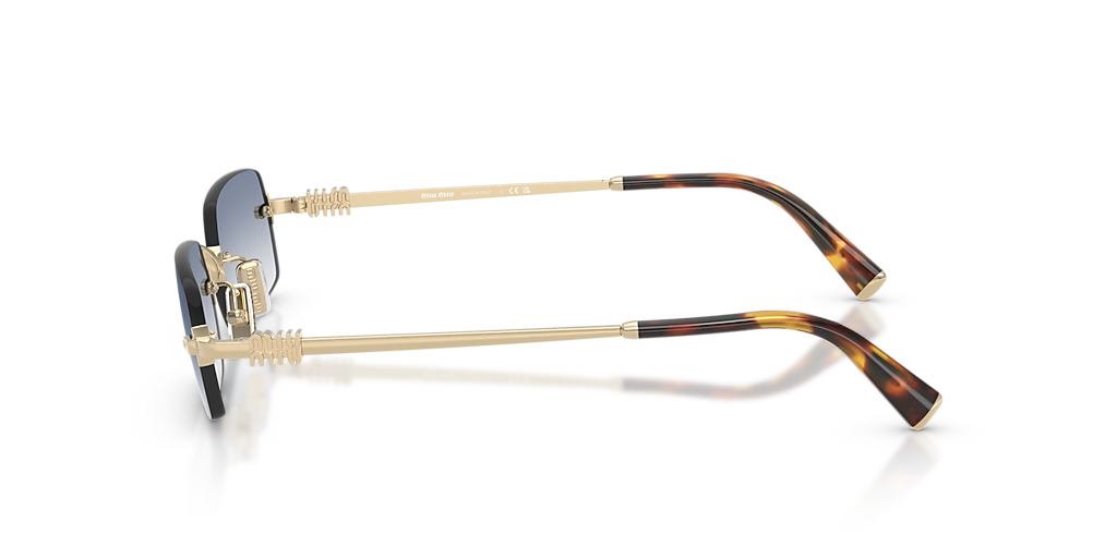 MU B50S Miu Miu Pale Gold/Blue S