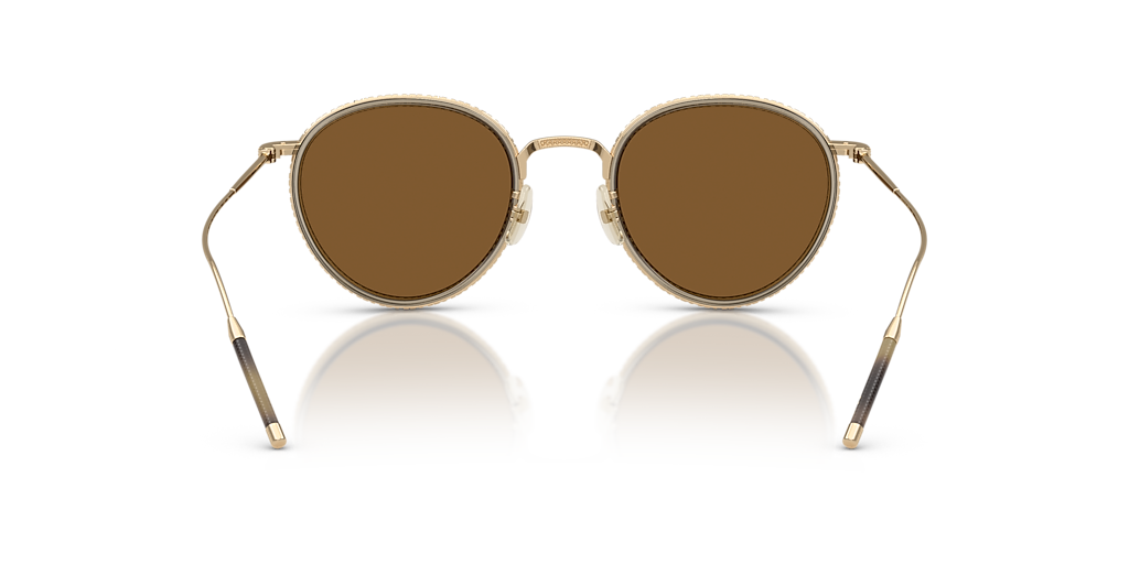 OV1318ST TK-8 Sun Gold Plated Oliver Peoples Gold/Brown M