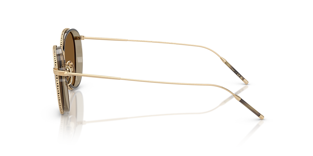 OV1318ST TK-8 Sun Gold Plated Oliver Peoples Gold/Brown M