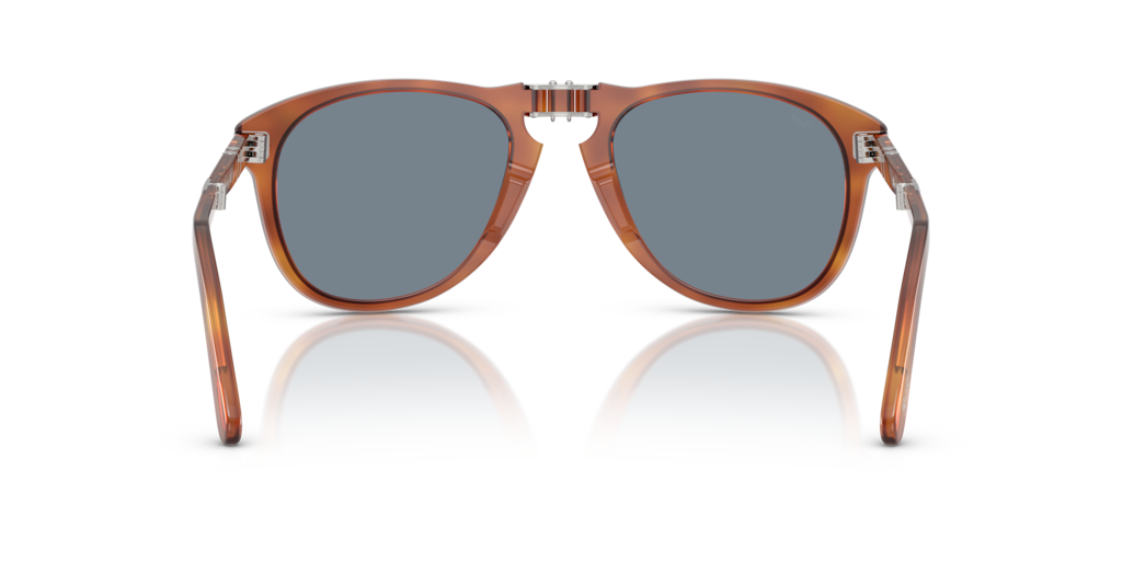 PO0714SM Steve McQueen Persol Terra Di Siena/Light Blue L