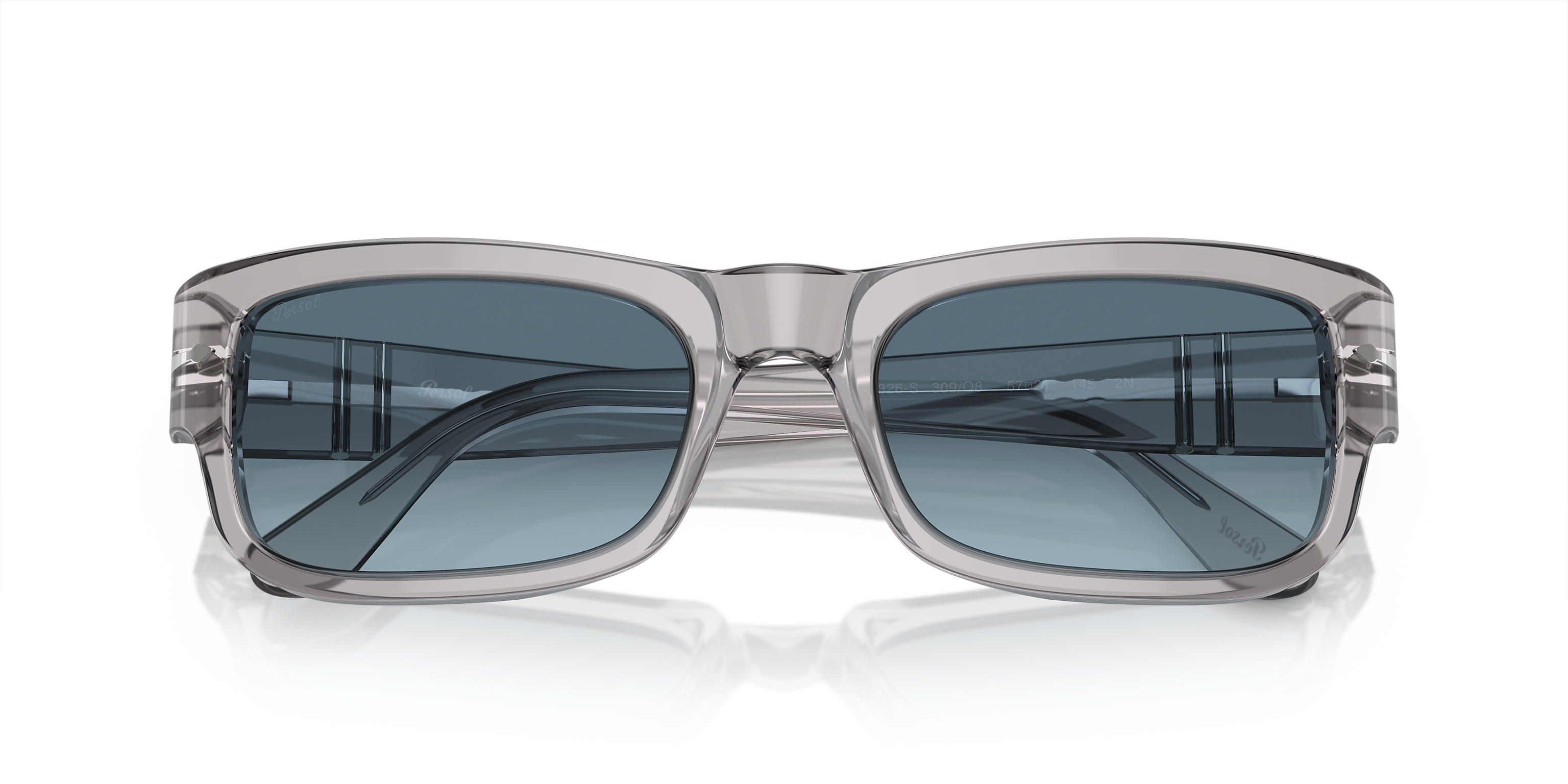PO3326S Grey/Azure Gradient Blue XL