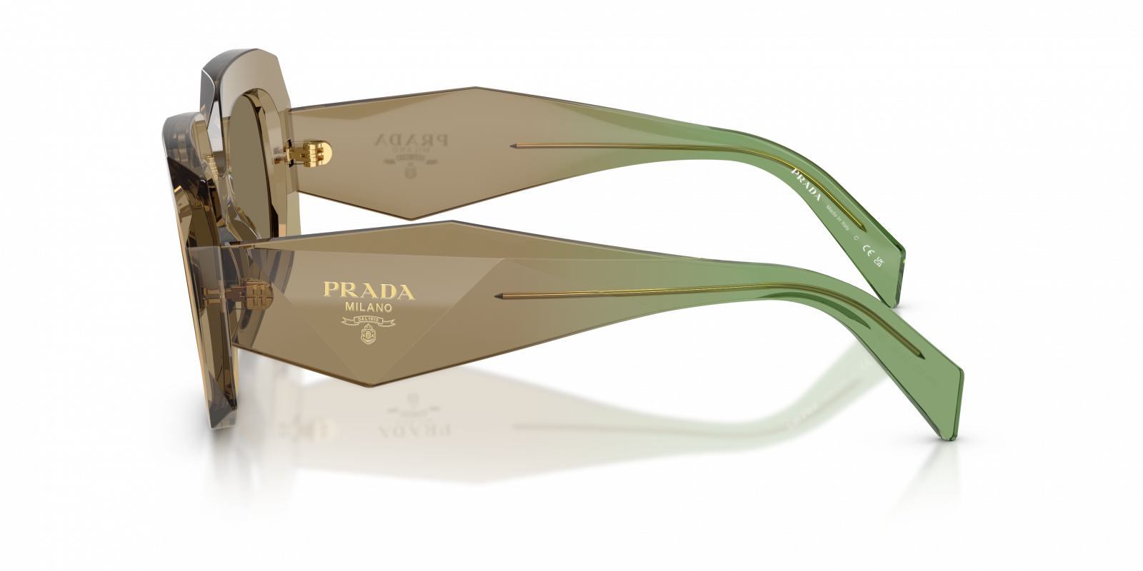 PR B23S Prada Light Brown Green/Light Brown M