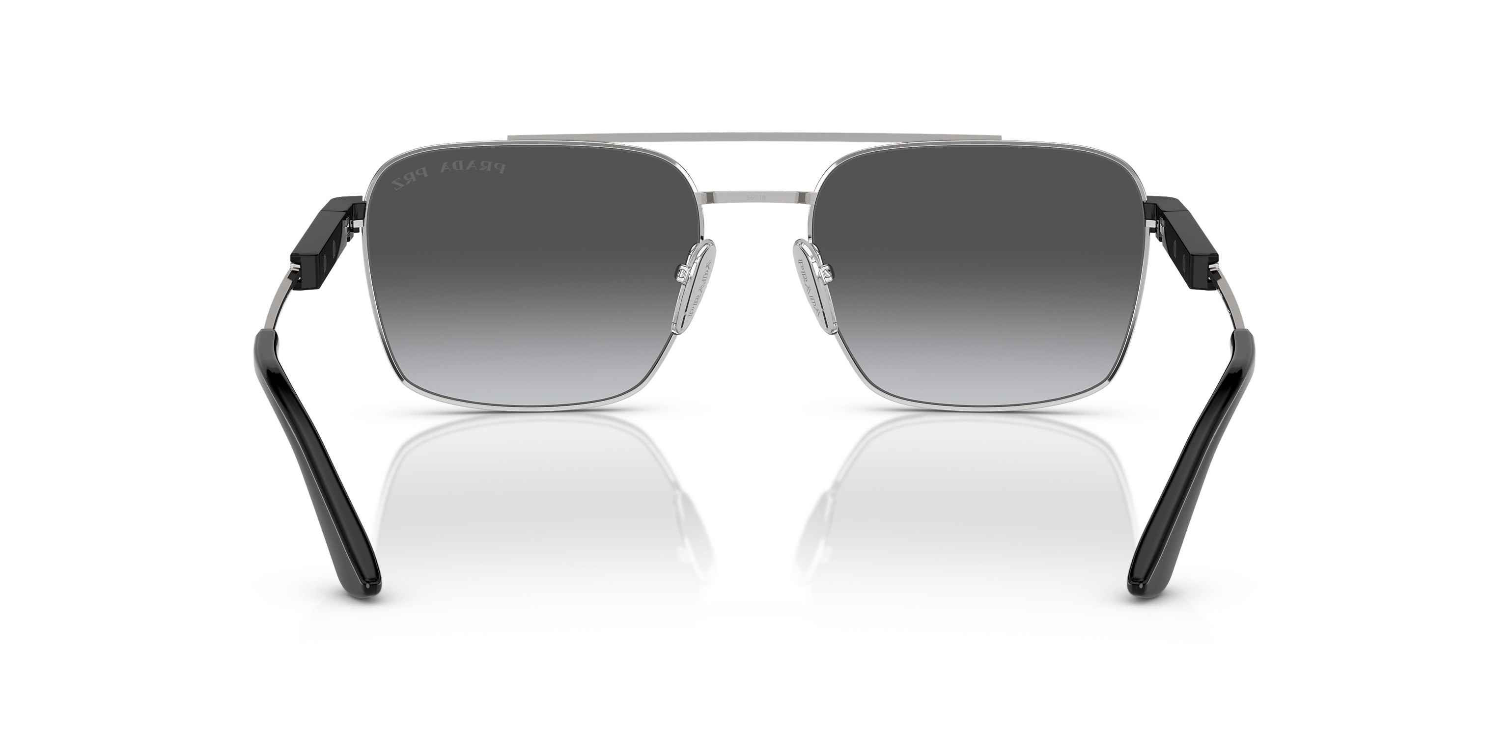 PR 67ZS Silver/Polar Grey Gradient/Polarized L