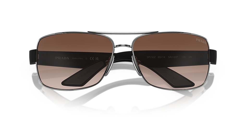 PS 50ZS Prada Linea Rossa Silver/Brown XXL
