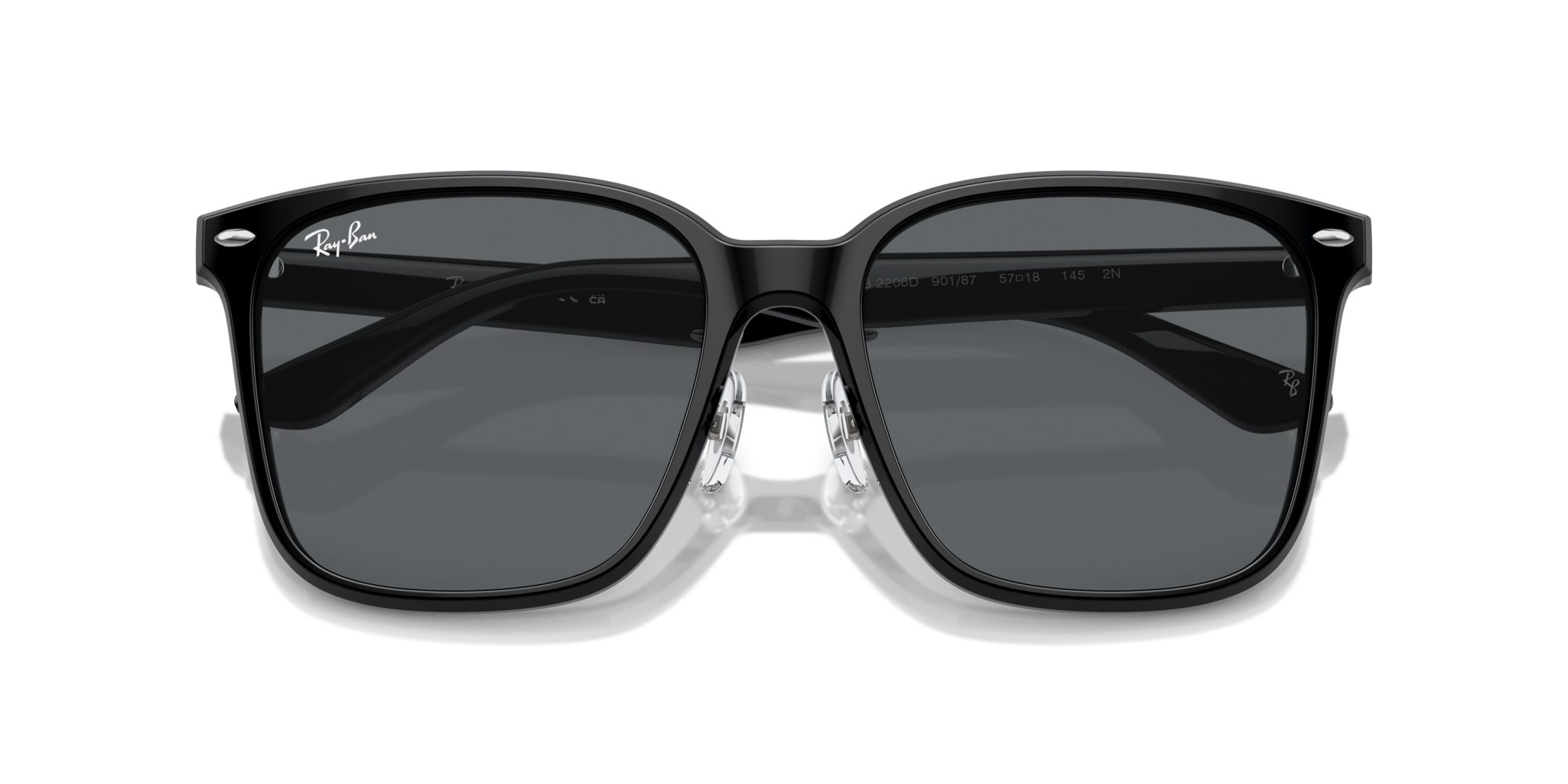 RB2206D Ray-Ban Black/Grey L