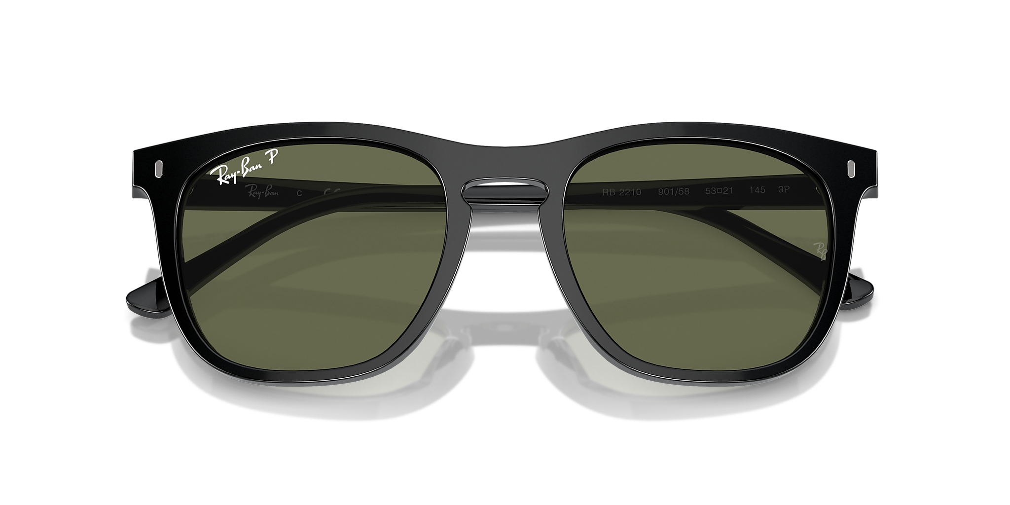 RB2210 Ray-Ban Black/Green L