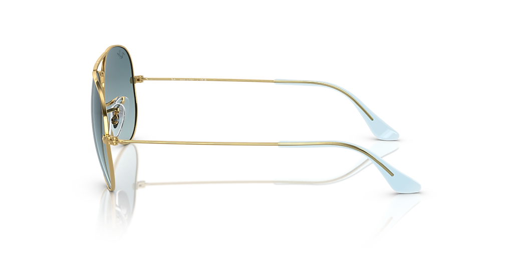 RB3025 Aviator Gradient Ray-Ban Gold/Blue XL