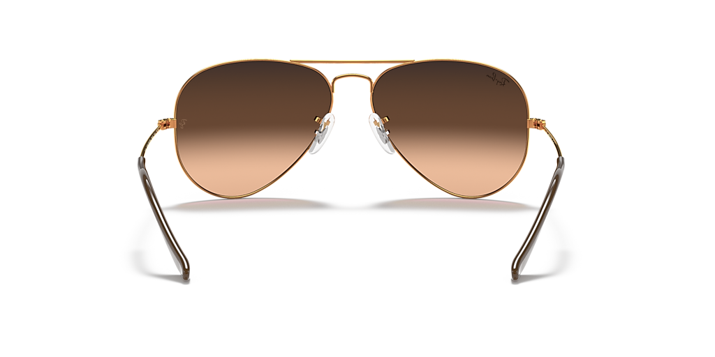 RB3025 Aviator Gradient Ray-Ban Beige/Pink M