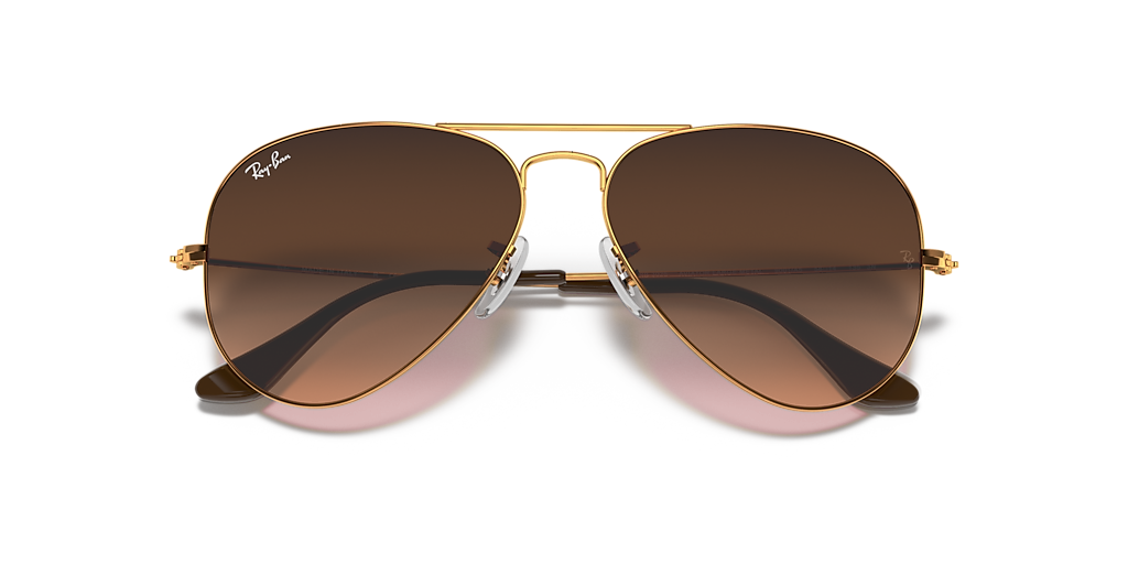 RB3025 Aviator Gradient Ray-Ban Beige/Pink M