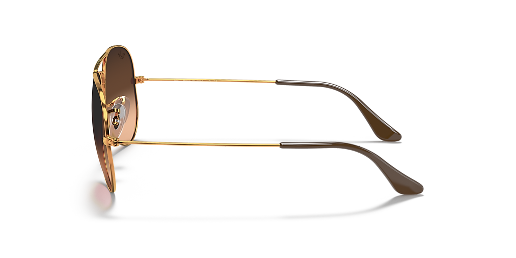 RB3025 Aviator Gradient Ray-Ban Beige/Pink M