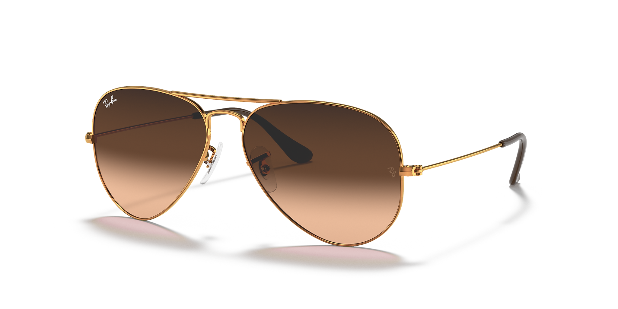 RB3025 Aviator Gradient Ray-Ban Beige/Pink M