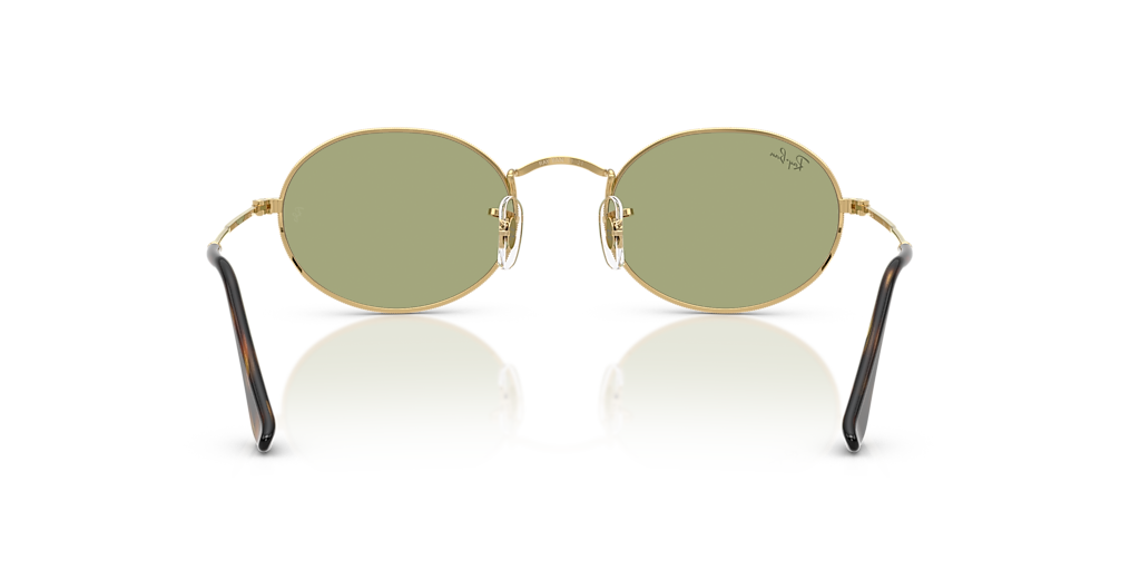 RB3547 Oval Metal Summer Capsule Ray-Ban Gold/Green M