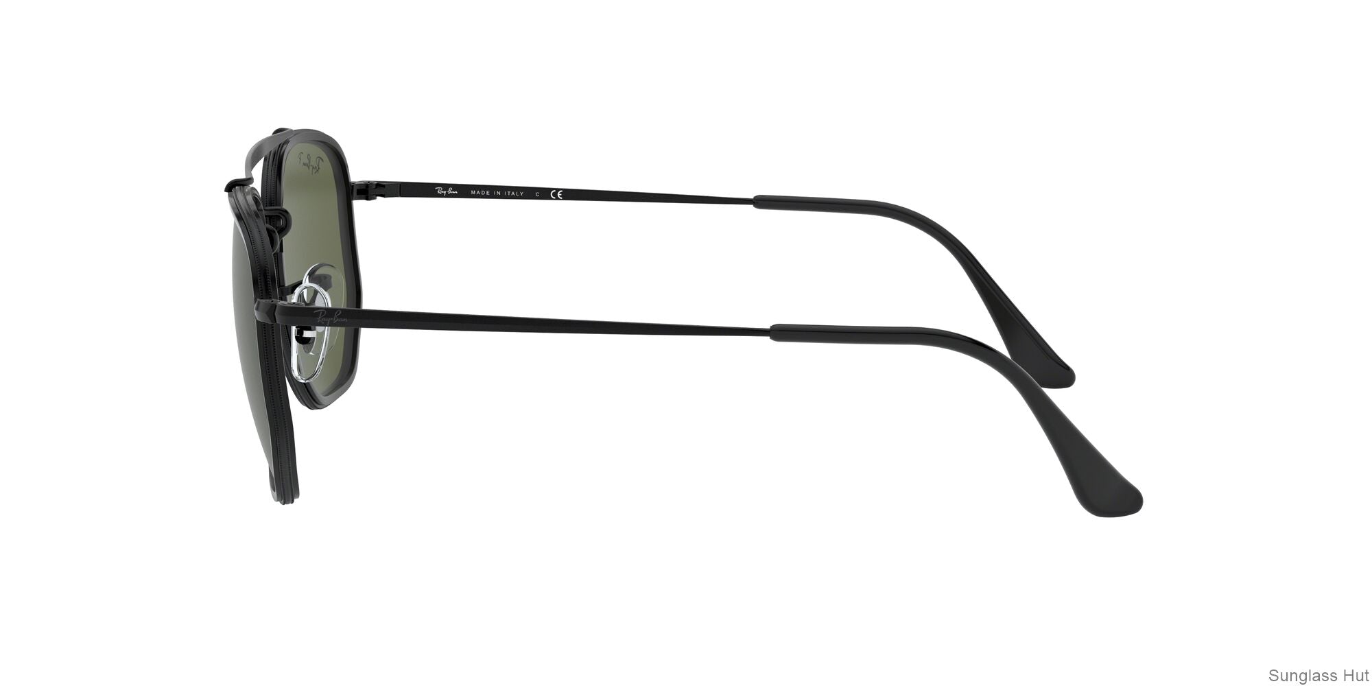 RB3648M Black/Polarized Green Classic G-15/Polarized STD