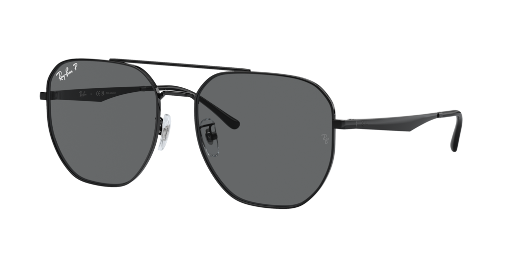 RB3724D Ray-Ban Black/Dark Grey XXL