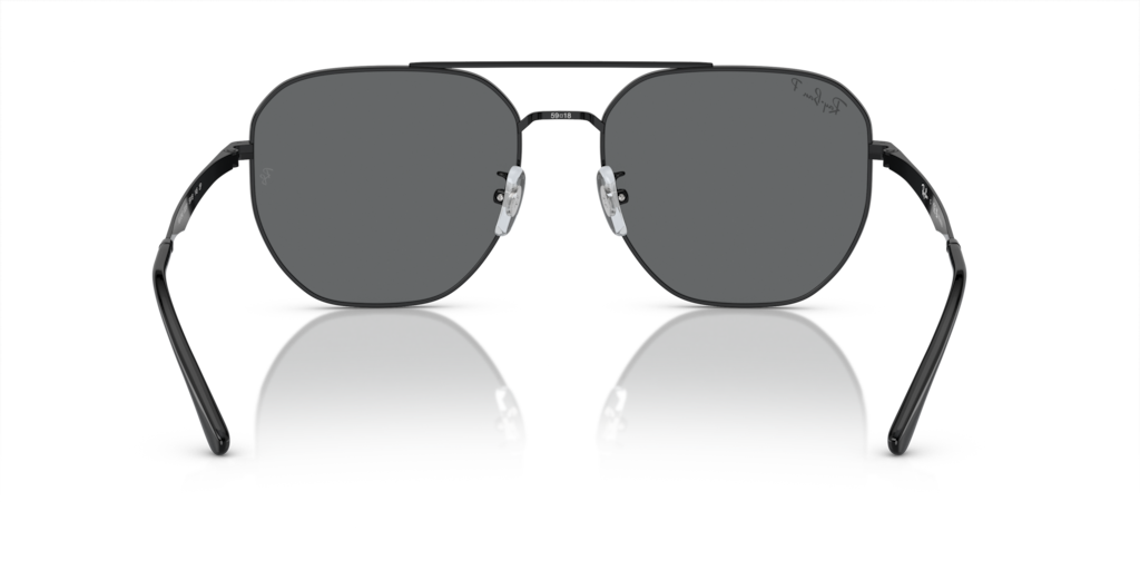 RB3724D Ray-Ban Black/Dark Grey XXL