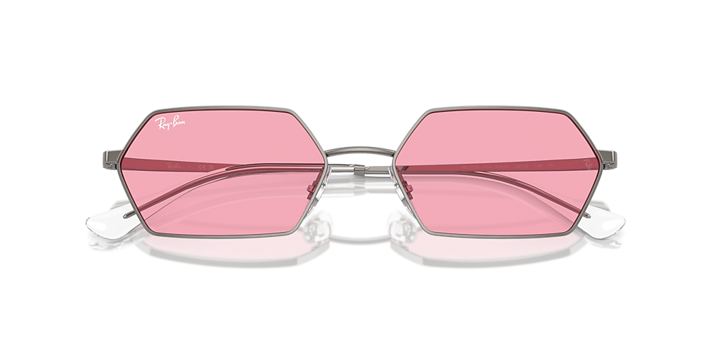 RB3728 Yevi Bio-Based Ray-Ban Silver/Pink L