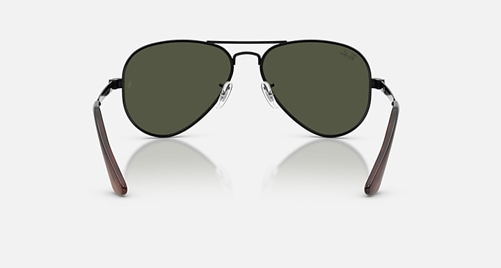 RB3925 Ray-Ban Polish Black/Green XL