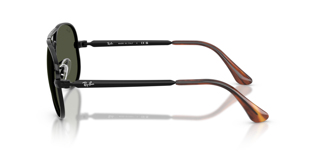 RB3925 Ray-Ban Polish Black/Green XL