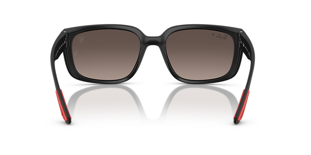 RB4443M Scuderia Ferrari Collection Chromance Ray-Ban Black/Grey XL