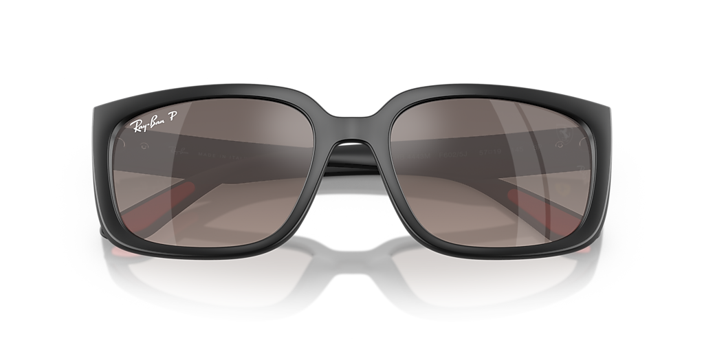 RB4443M Scuderia Ferrari Collection Chromance Ray-Ban Black/Grey XL