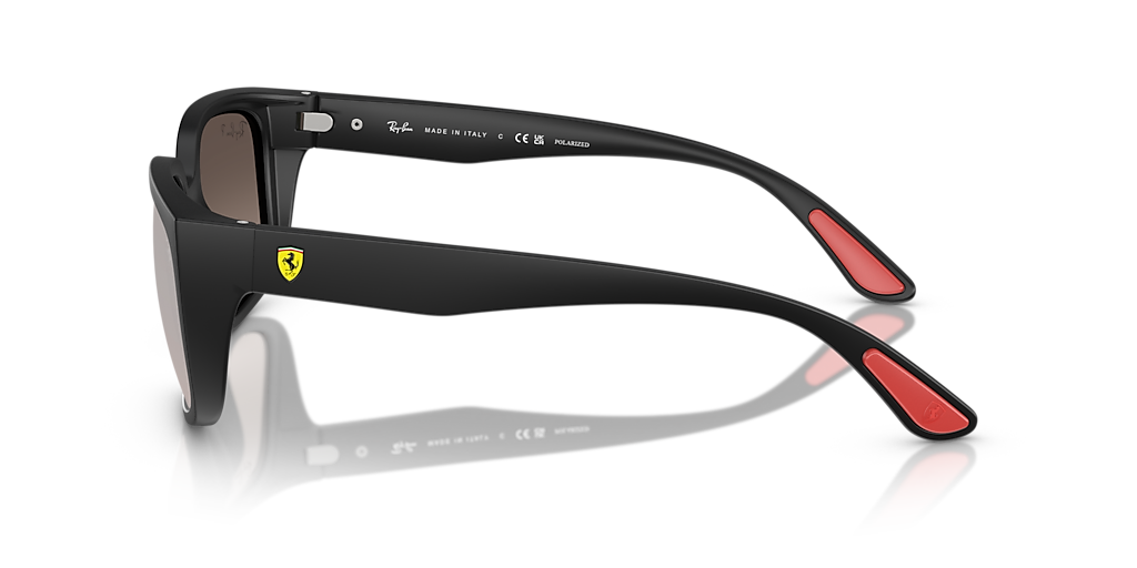 RB4443M Scuderia Ferrari Collection Chromance Ray-Ban Black/Grey XL