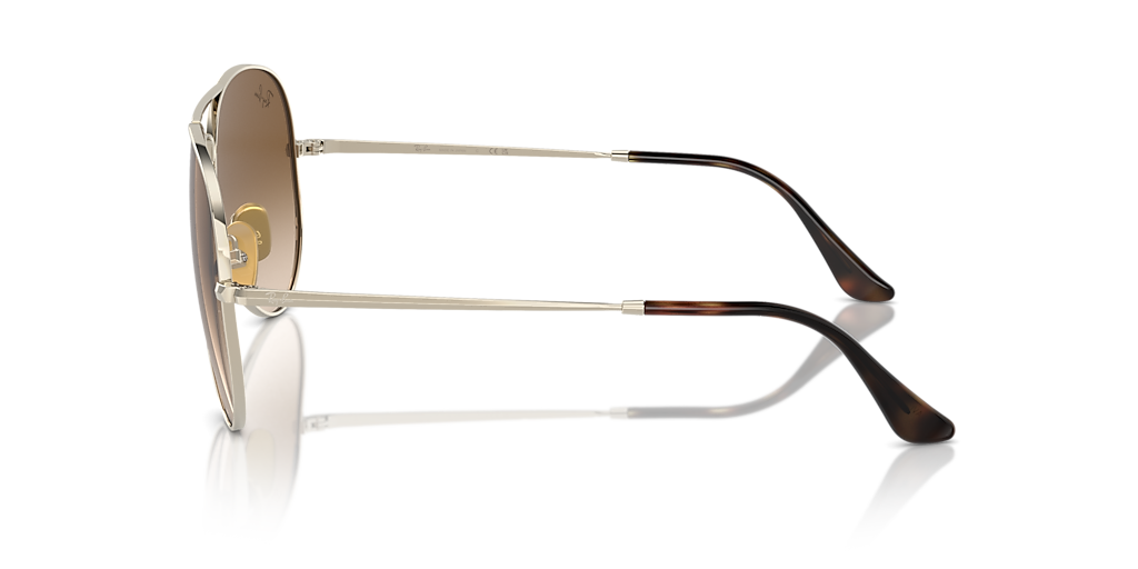 RB8089 Aviator Titanium Ray-Ban Gold/Brown L