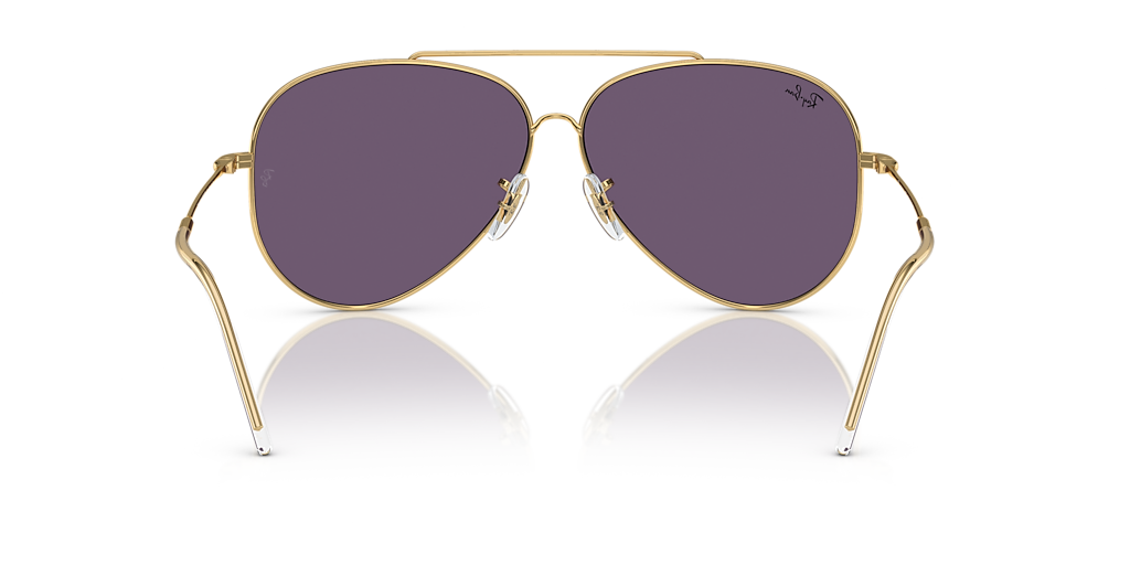 RBR0101S Aviator Reverse Ray-Ban Gold/Violet XXL