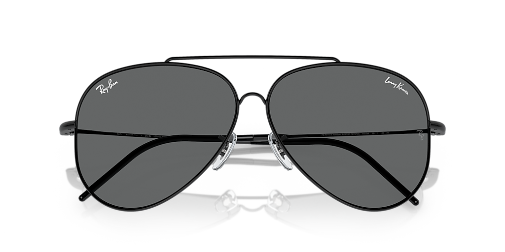 RBR0101S Lenny Kravitz X Aviator Reverse Ray-Ban Black/Grey XXL