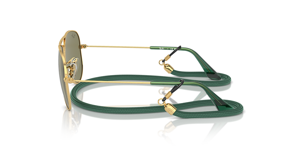 RB9506S Ray-Ban Aviator Kids Gold/Green L