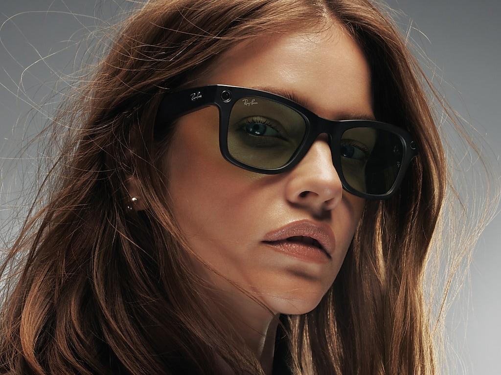 Ray-Ban | Meta RW4008 Wayfarer Black/Grey L