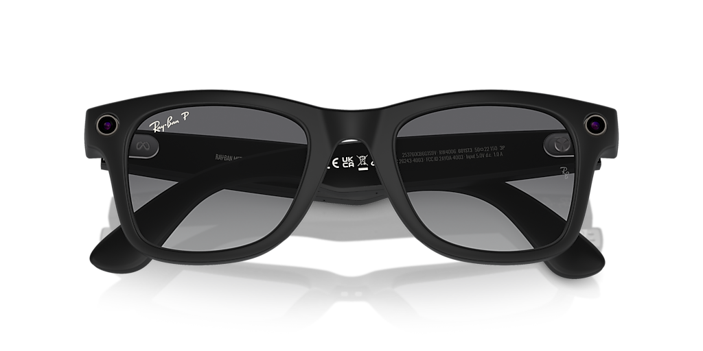 Ray-Ban | Meta RW4006 Wayfarer Black/Grey M