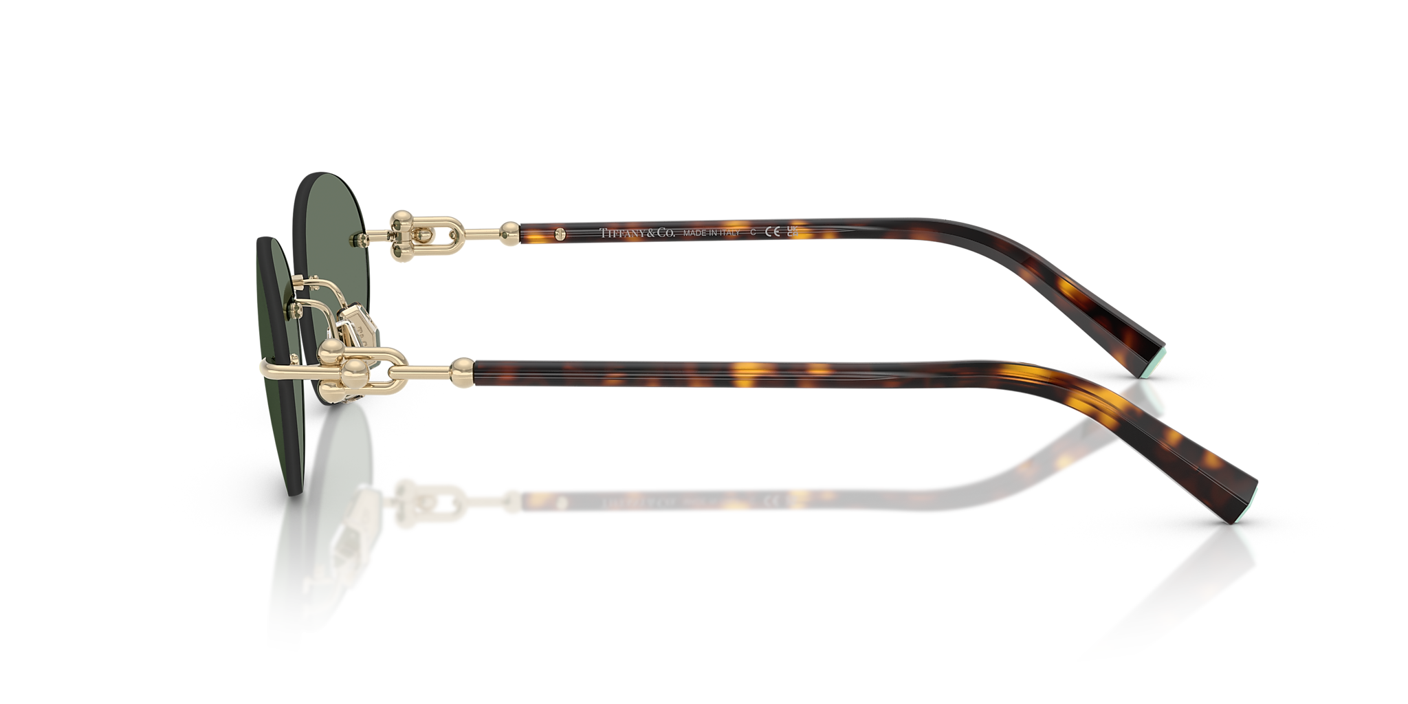 TF3104D Tiffany & Co. Gold/Green L