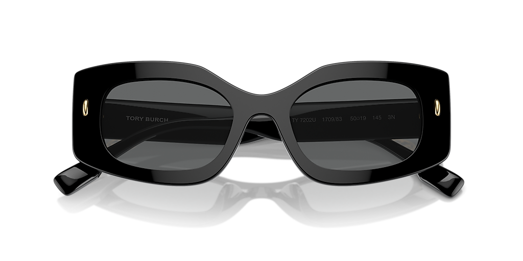 TY7202U Tory Burch Black/Grey S